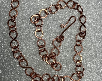 LotsaCopper - Solid Coppe Infinity Link Necklace