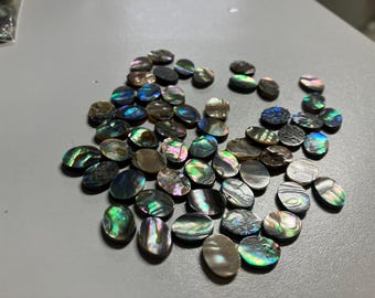 Abalone Cabochon Lot of 50 pieces, 10 x 8 Oval