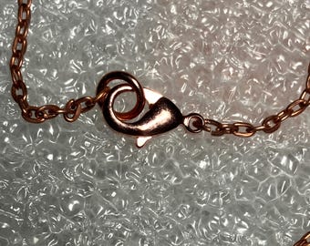 Copper Plated Chain with Lobster Clasp