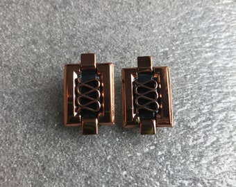 Vintage - Renoir, Copper "Grecian" Earrings
