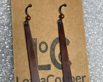 LotsaCopper Solid Copper Dangle Earrings