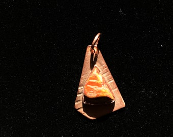 LotsaCopper “Naturality” Pendant with Petrified Wood