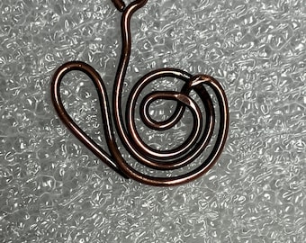 LotsaCopper Freeform Copper Wire Pendant