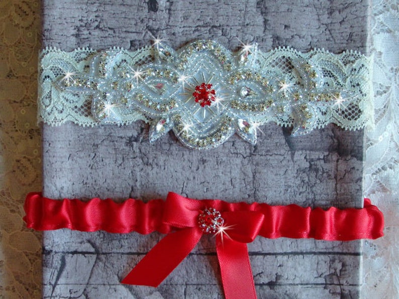 Wedding Dress Wedding Garder Something Blue Garter Rhinestone Garter Lace and Satin Bridal Garter Royal Blue Wedding Garter Set