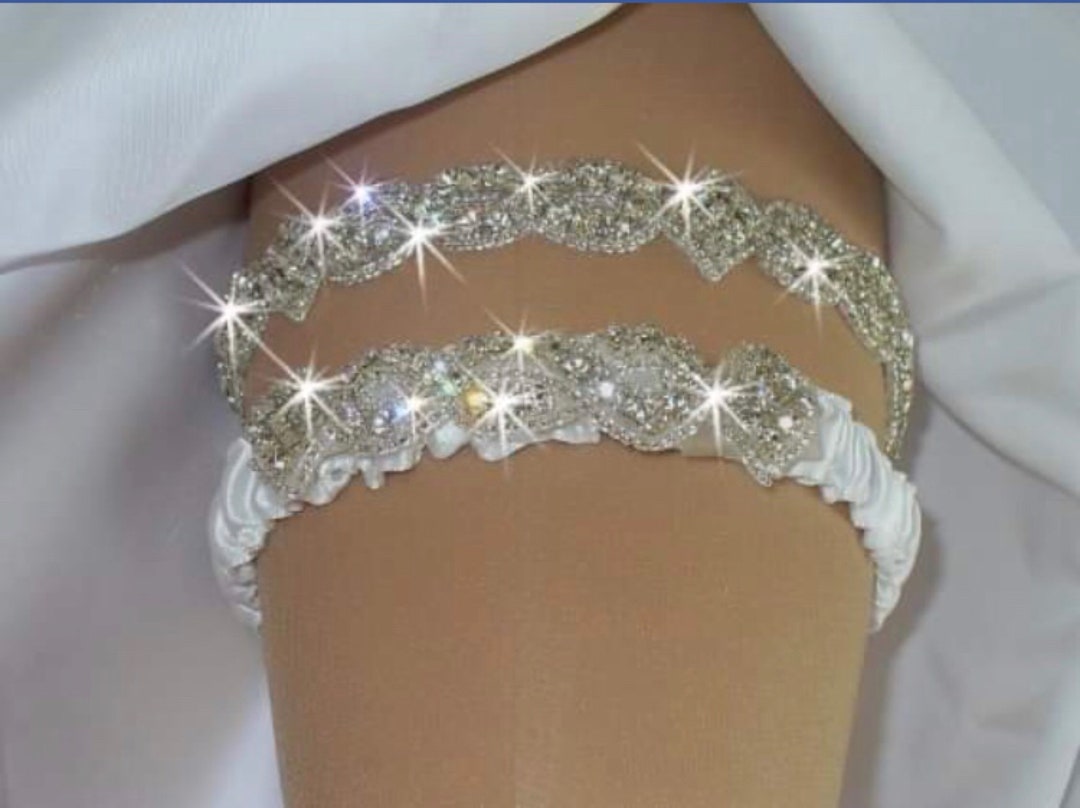 Sparkle Chain Garter Belt Set main image 0