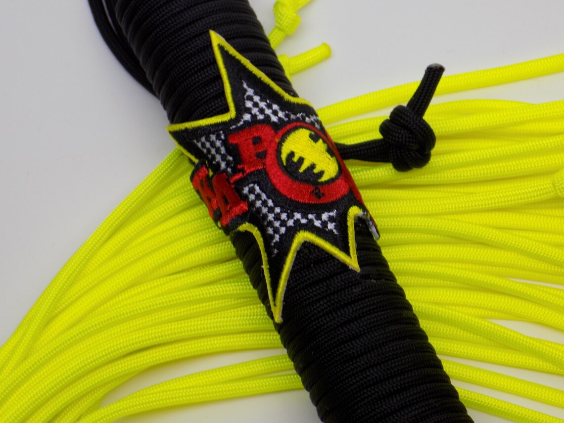 Knotted Paracord Flogger With Free Batman KAPOW Patch MATURE Etsy