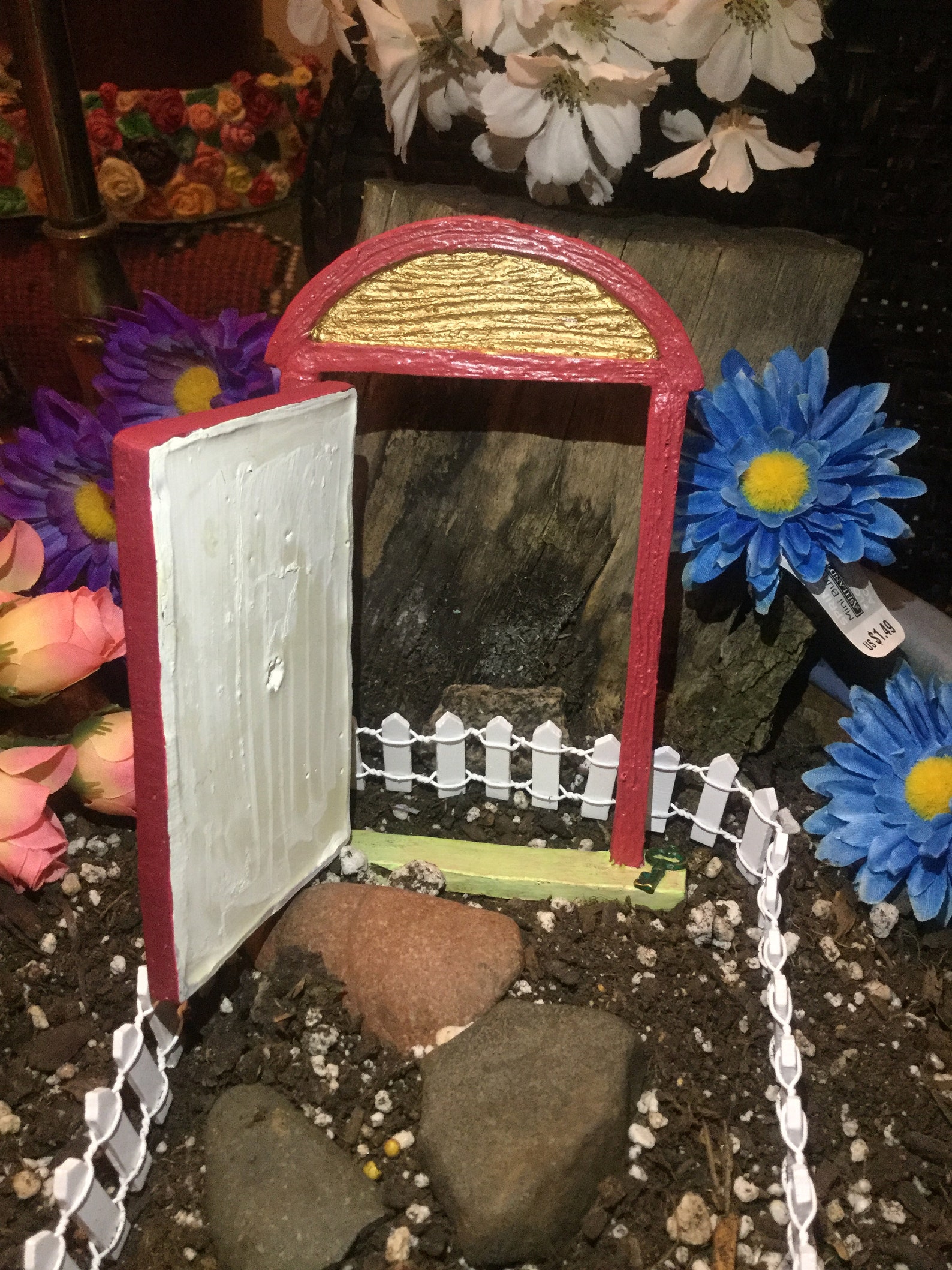6 1/4 Blumen feen Tür für Haus und Garten Rote Scheune Etsy