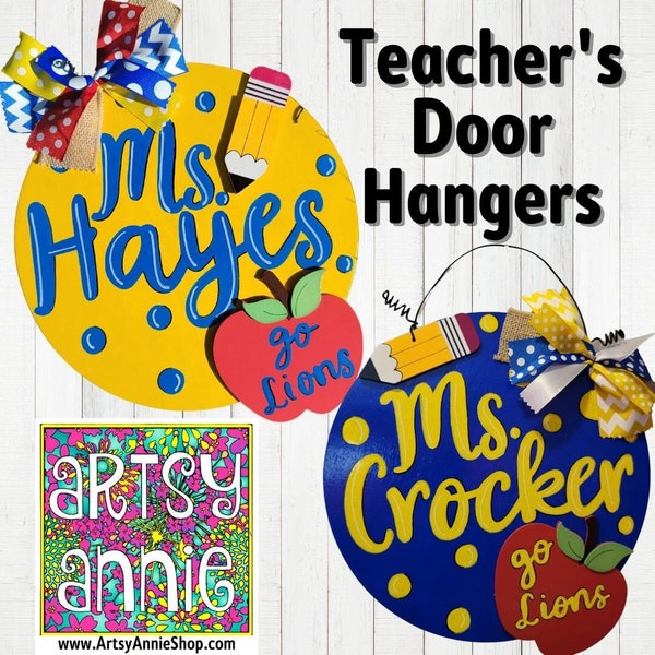 Teacher Door Hangers Etsy