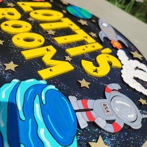 Customized Space Themed Sign Laser Cut - Etsy