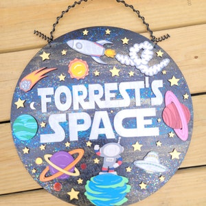 Customized Space Themed Sign - Laser Cut - Teacher Sign - Classroom ...