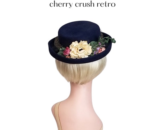 70s Boater Hat Fedora Vibe Upturned 