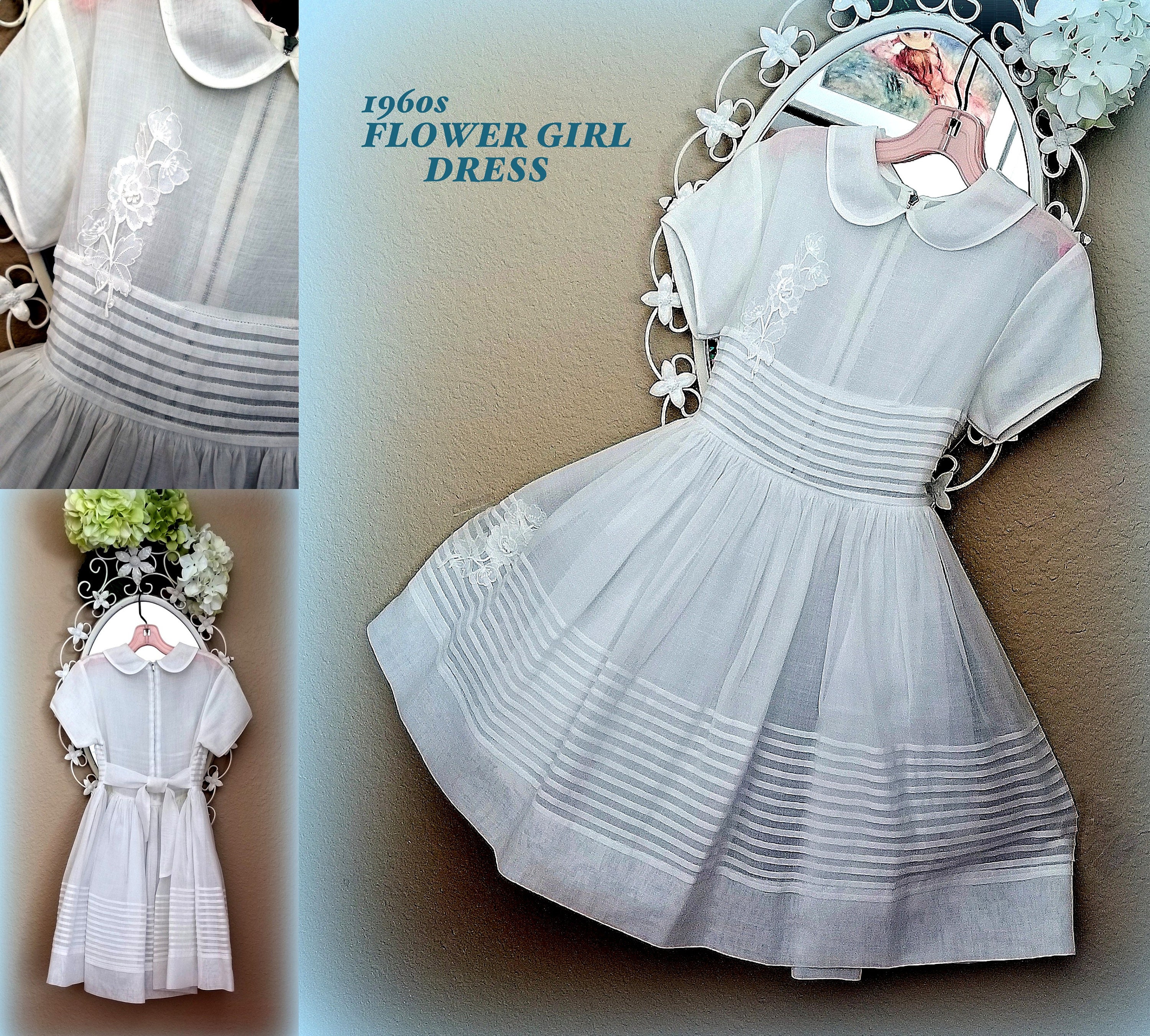 Peter Pan Collar Flower Girl Dress