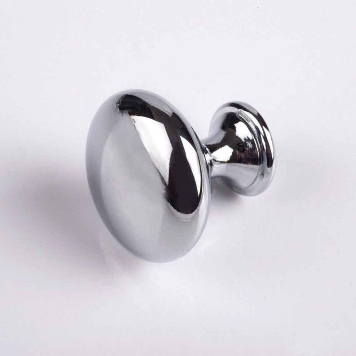 3 3.75 Brushed Nickel Round Knobs Door Handles Etsy