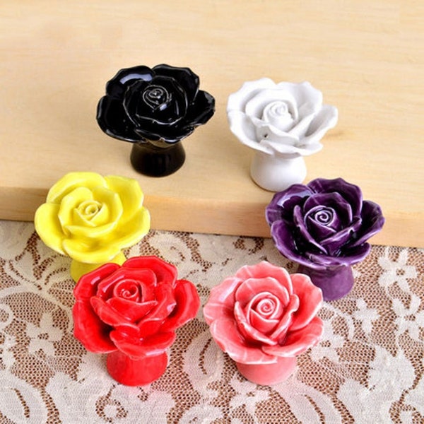 Flower Door Handles Etsy