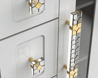 Kristall Schubladengriff Möbel Knäufe Knäufe Küchenschrank Knäufe Möbelgriffe Möbelknäufe Messing Möbelbeschläge