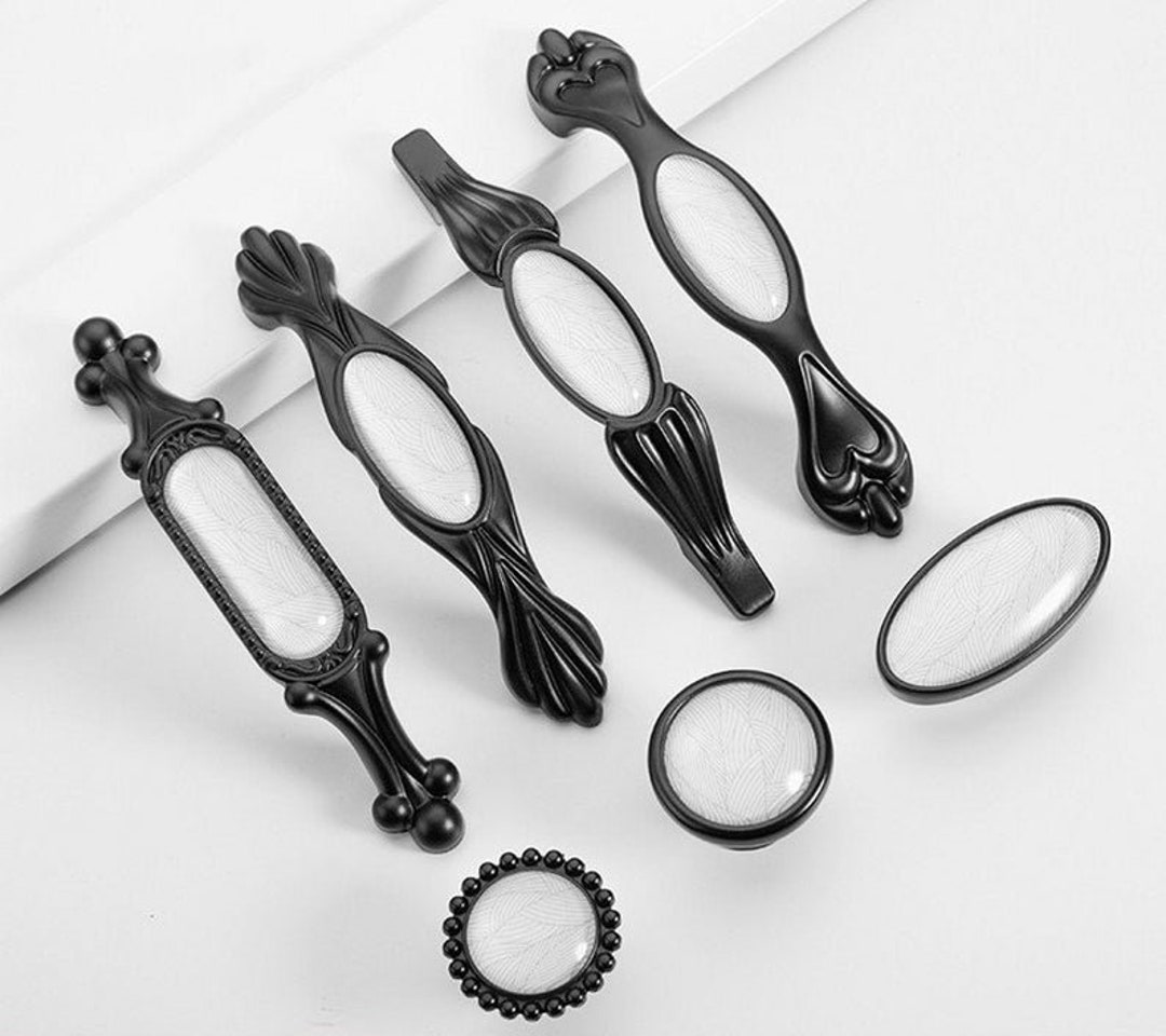 3.75 5 Ceramic Wardrobe Handles Drawer Door Etsy