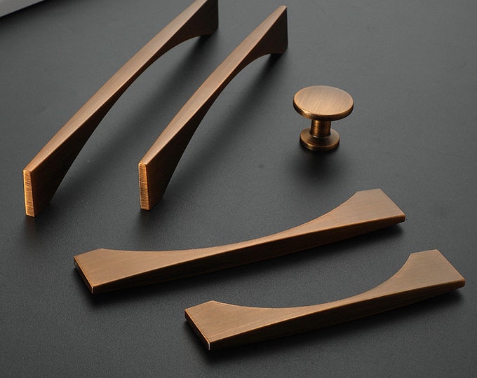 1.25 Vintage Black Drawer Handles Knobs Pulls Dresser Etsy