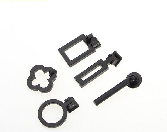 Brass Drawer Cabinet Knobs | Ring Style Cupboard Wardrobe Dresser Pulls
