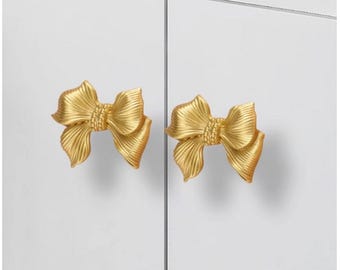 Brass Bow tie Knob Gold Drawer knobs dresser drawer pulls Cabinet Pulls Knobs Wardrobe knob pull Cupboard Handles Pulls cabinet hardware