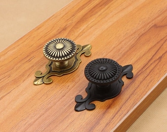 Vintage Knob Closet door Knob Black Door Knobs Pulls Handles Drawer knobs pulls Bronze Dresser Wardrobe Cabinet Pulls Knobs Handle Hardware