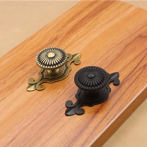 Vintage Knob Closet door Knob Black Door Knobs Pulls Handles Drawer knobs pulls Bronze Dresser Wardrobe Cabinet Pulls Knobs Handle Hardware