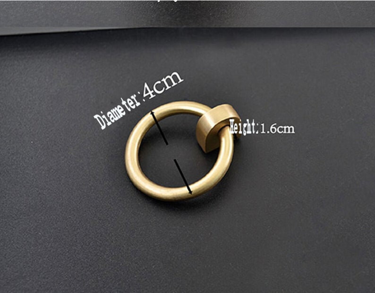 Gold Ring Pulls Drawer Pull Knob Handles Dresser Handle Knobs Etsy