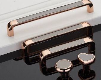 3.75" 5" 6.3" Silver Drawer handles pulls knob Dresser handle Knobs Modern Cabinet Handles Knobs Black Wardrobe handle Knob 96 128 160mm