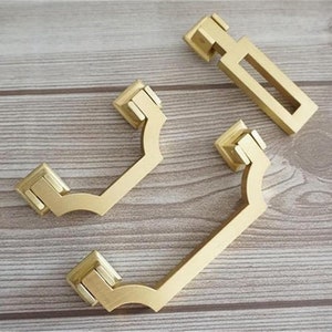Vintage Door Handles Drawer Pulls Knobs Gold Dresser Pulls Knobs Cabinet Pulls Wardrobe Pulls Cupboard Drop Pulls Kitchen Hardware