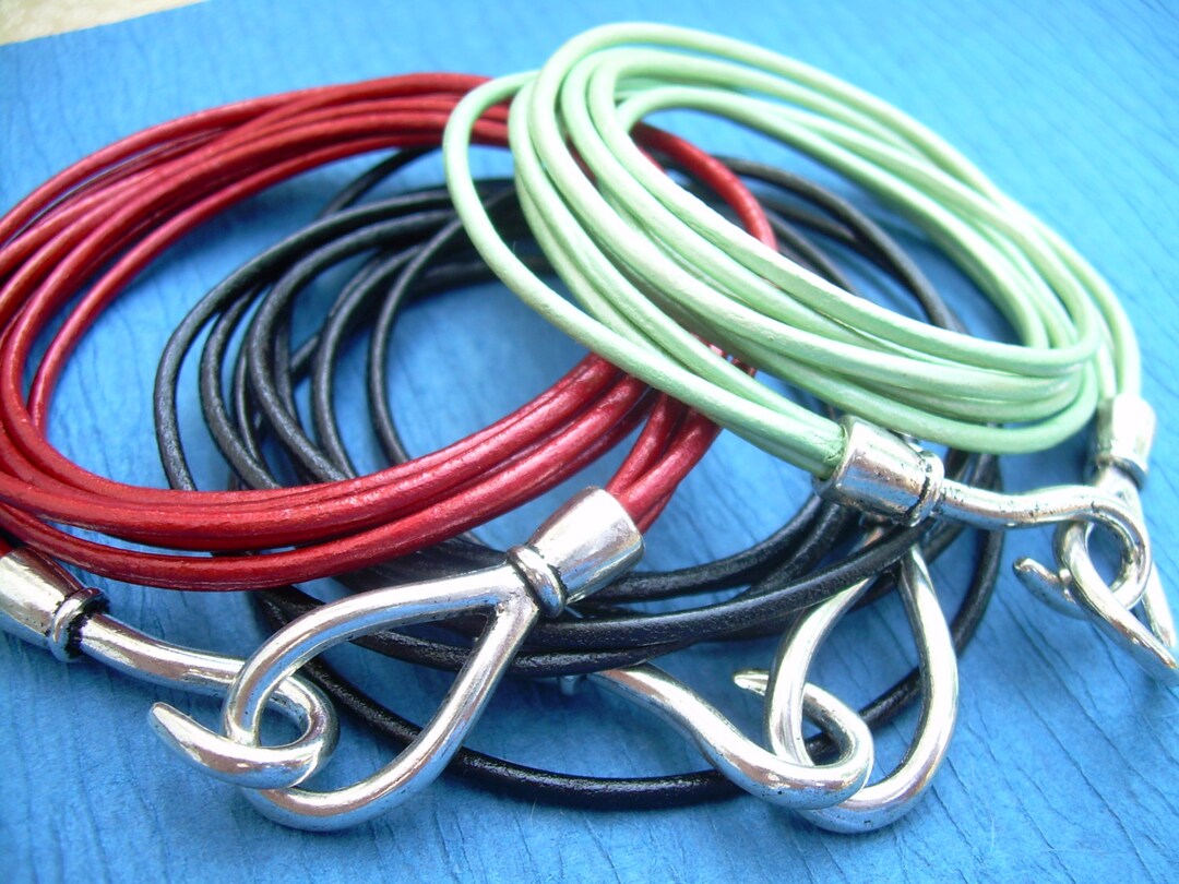 Leather Bracelets for Women Women's Leather Bracelets Etsy