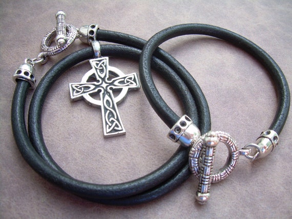 Cross necklace 2024 and bracelet set
