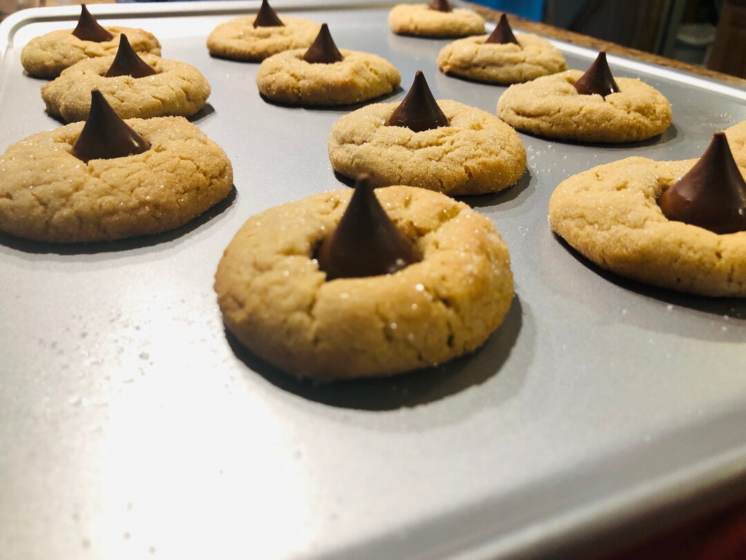 Peanut Butter Blossoms Cookie 1 Dozen Etsy
