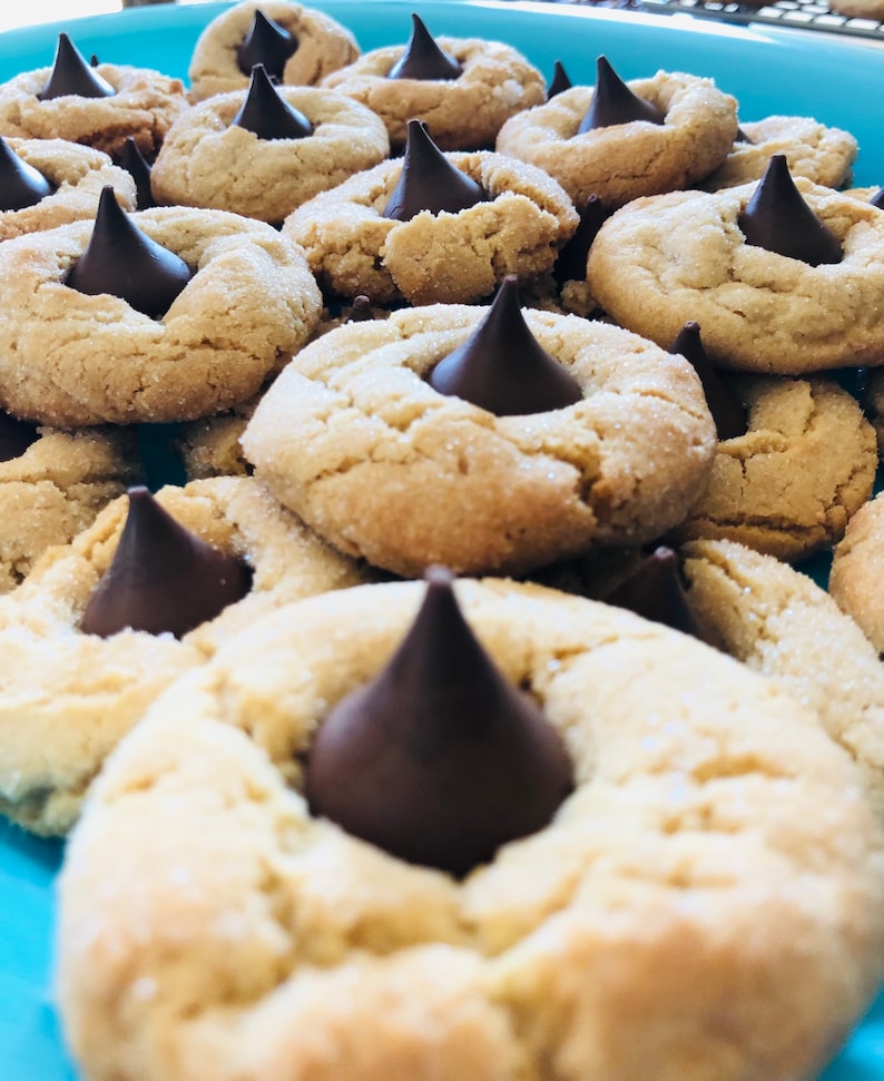 Peanut Butter Blossoms Cookie 1 Dozen Etsy