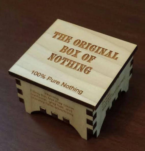 GREAT GAG GIFT The Original Box of Nothing Great | Etsy