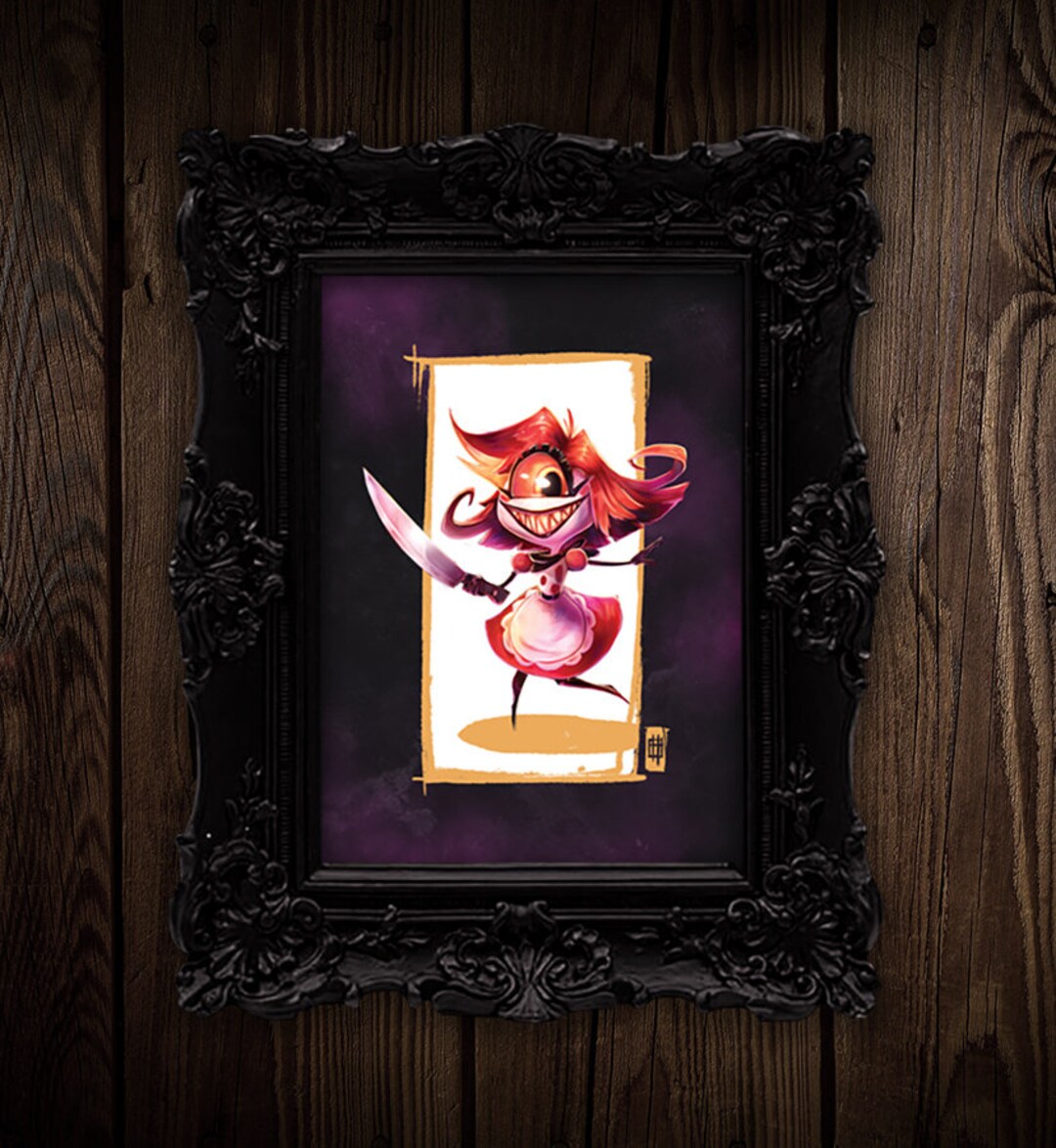 Niffty, Alastor, Angel Dust - A5 Print - Hazbin Hotel Illustration - Etsy