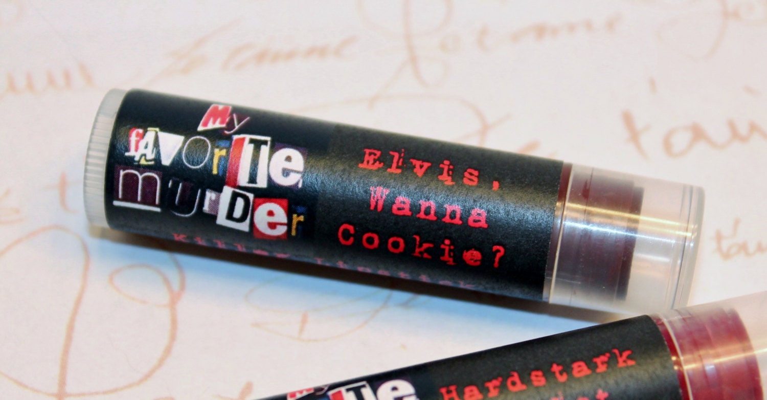 My Favorite Murder Podcast Killer Lipstick ELVIS WANNA COOKIE Etsy