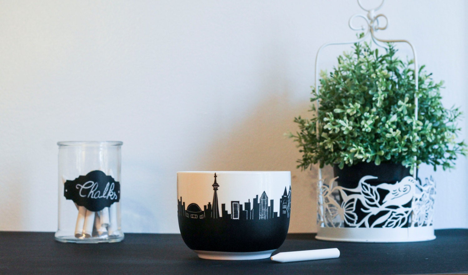 Tasse Mug Souvenir Toronto Phare Tour Du Cn Centre Rogers Musée Royal Ontario Skyline Ardoise Craie
