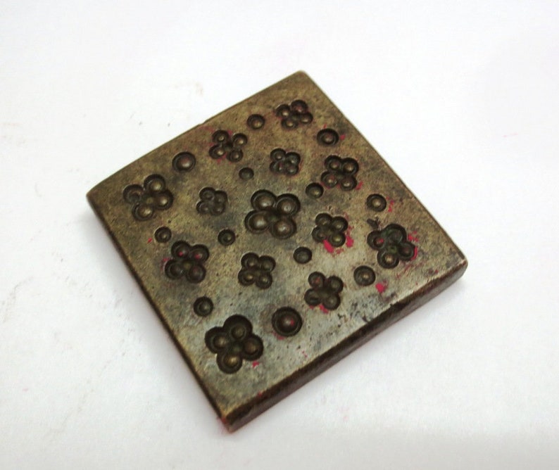 India Vintage Bronze Jewelry Dye Mold / Mould Hand Engraved Etsy