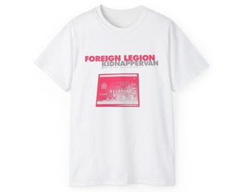 Camiseta clásica de hip hop, camiseta vintage de la vieja escuela, hip hop, rap de los 90, camiseta Sp-1200, furgoneta secuestradora, legión extranjera