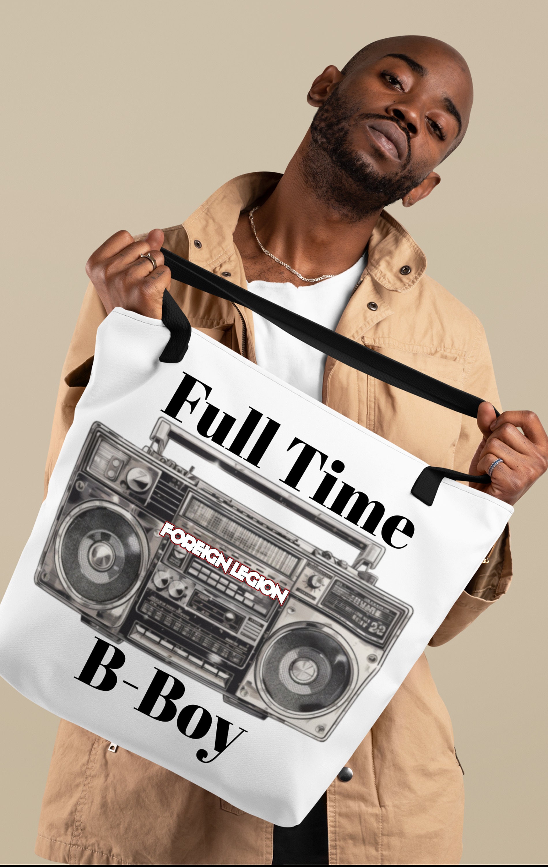 B-boy Tote Bag Records Old School Hip Hop Radio - Etsy