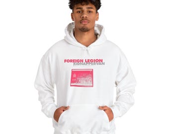 Sudadera clásica de hip hop, sudadera vintage de la vieja escuela, hip hop, rap de los 90, Sp-1200, Kidnapper Van Foreign Legion