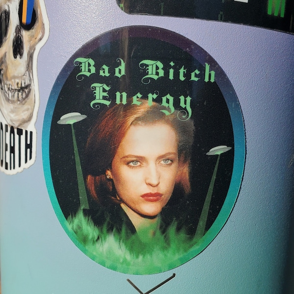 SMALL Scully Bad Bitch Energy X-Files 2.5 inch Sticker
