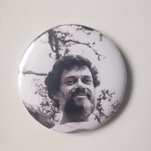 Terrence Mckenna 2.25 inch Large Pin Pinback Button