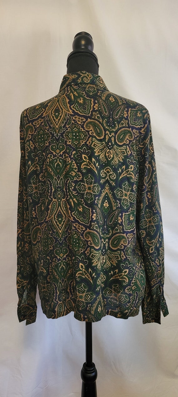 Vintage 90s Pendelton Paisley Buttondown - image 4