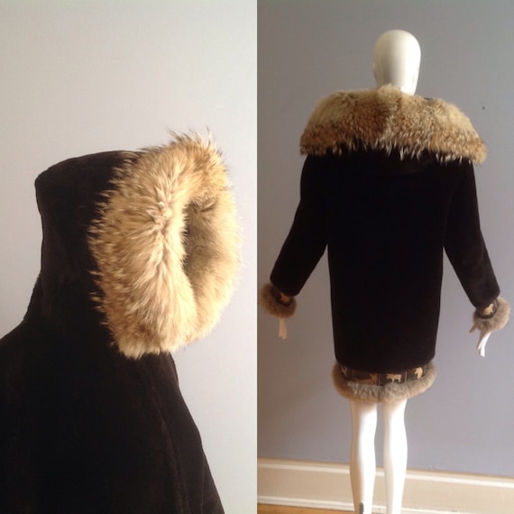 Vintage 70s Genuine Mouton Fur Native Inuit Parka With Fox Vintage 70s Genuine Mouton Fur Native, What Are Eskimo Coats Made Of