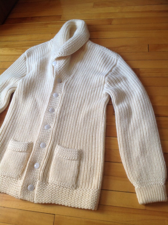 トップス 40s vintage Shawl Collar Wool Sweater il_fullxfull.6247697707_7eer.jpg