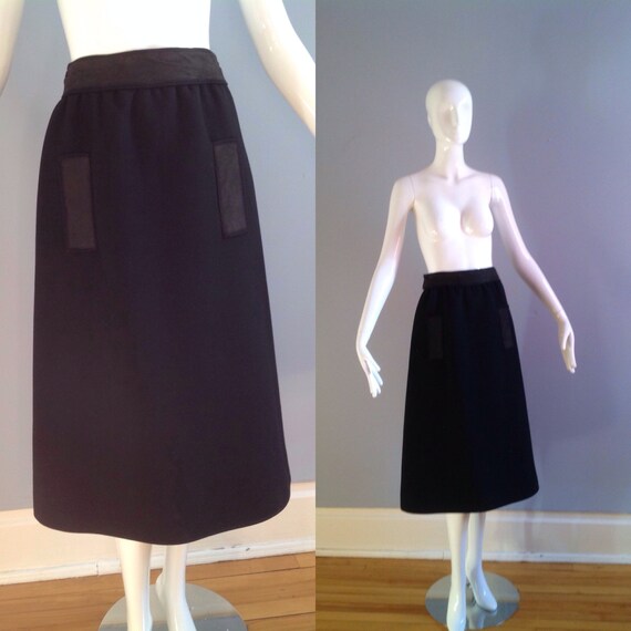 Vintage Andre COURREGES Numbered Space Age Wool S… - image 1