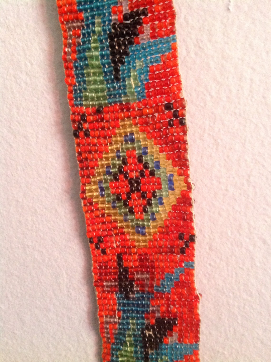 Antique Seed Bead Belt Very Rare Vintage Native Waist Wrap Etsy