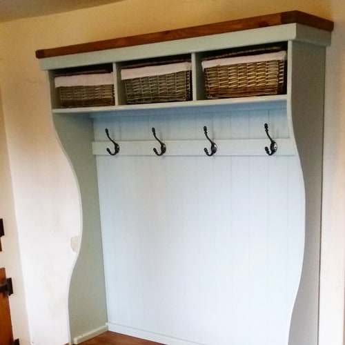 Coat Rack Mud Room Shoe Storage Etsy UK