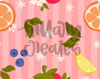Sweet Picks | Fruity | Seamless Pattern