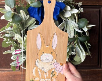 Bunny Cutting Board | Spring Cutting Board | Kitchen Decor